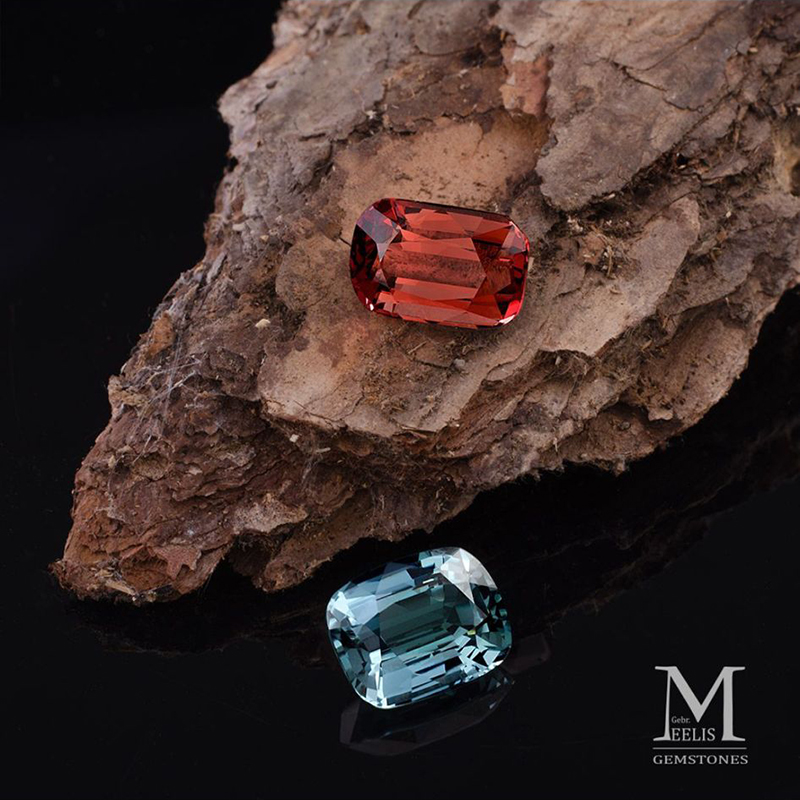 Faceted gemstones - Tourmaline